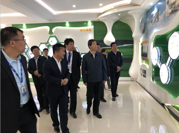 河南省委副書記、省長(zhǎng)陳潤(rùn)兒一行蒞臨 花花牛集團(tuán)魯山瑞亞牧業(yè)有限公司視察調(diào)研