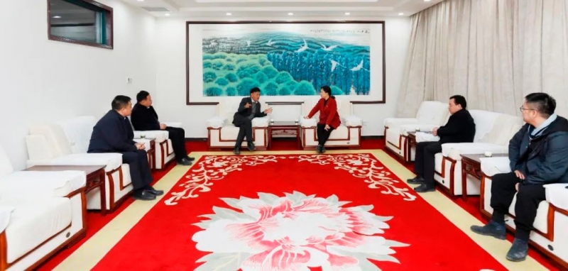 發(fā)揮產(chǎn)業(yè)優(yōu)勢(shì) 助力鄉(xiāng)村振興 | 民權(quán)縣委副書記、縣長(zhǎng)王靜嫻會(huì)見(jiàn)關(guān)曉彥董事長(zhǎng)一行